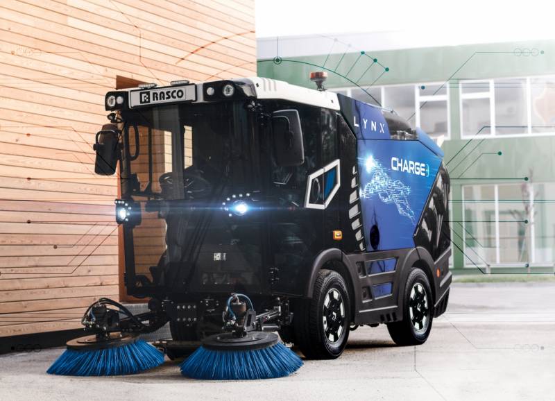 balayeuse LYNX aspiratrice 2m3 compacte électrique